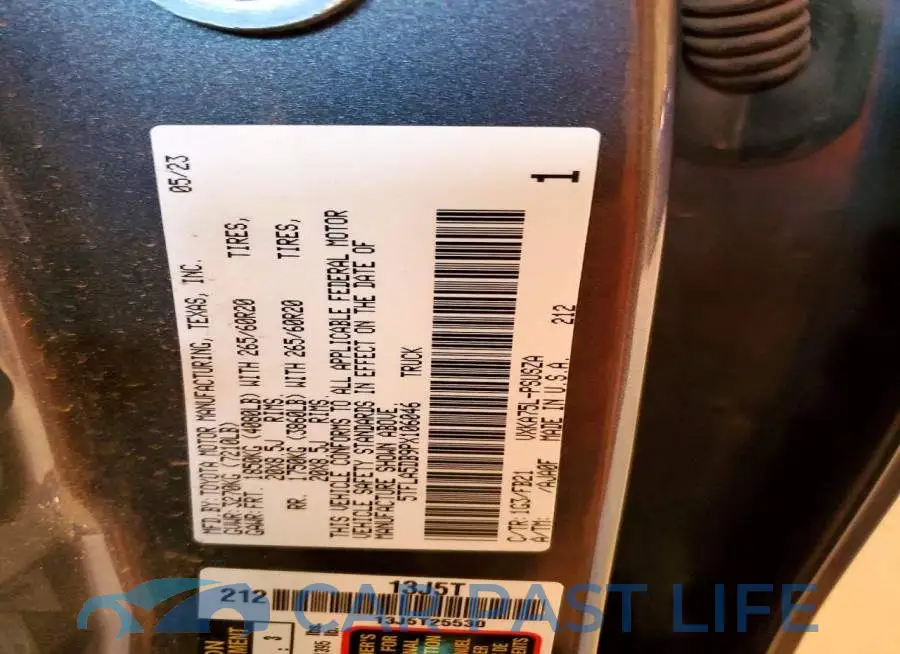 5TFLA5DB9PX106046# 13
