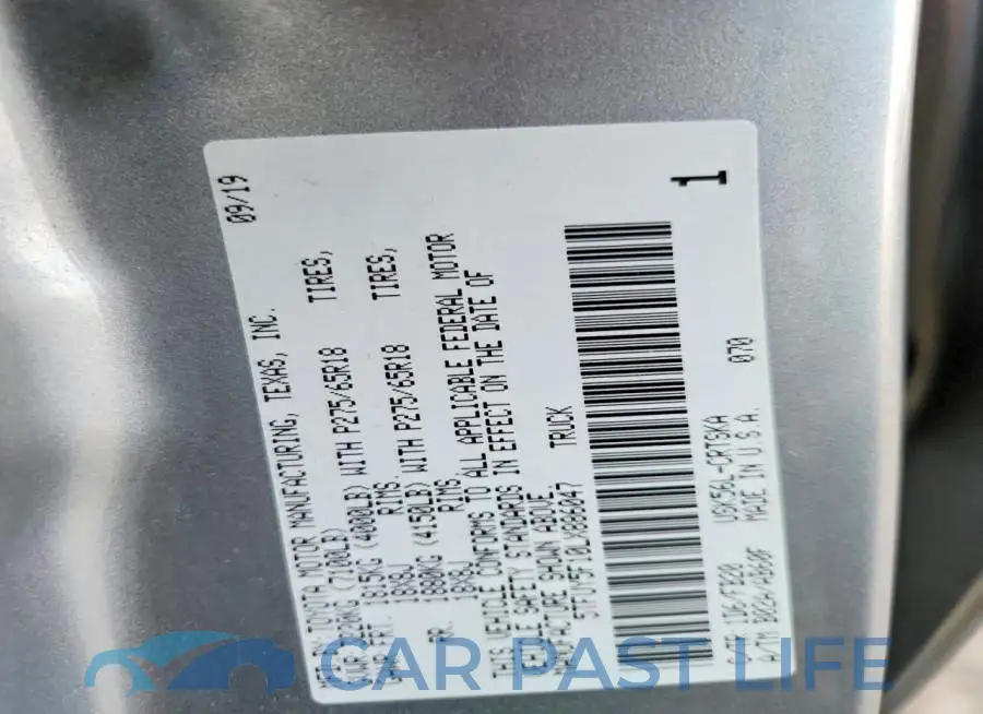 5TFUY5F10LX886047# 12