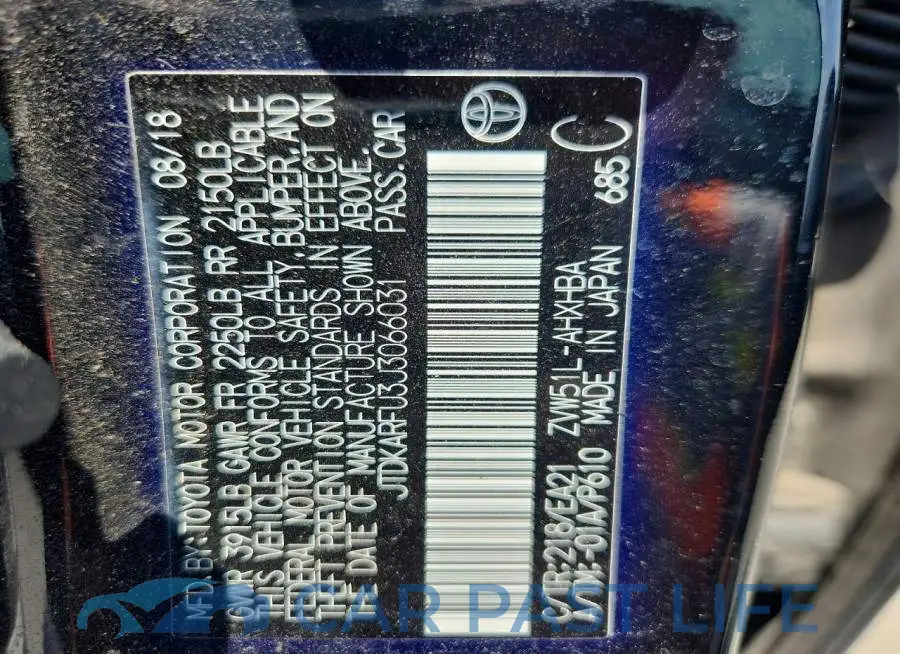 JTDKARFU3J3066031# 12