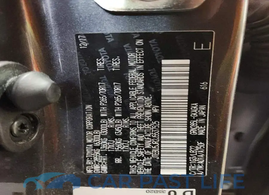 JTEBU5JR2J5537525# 13