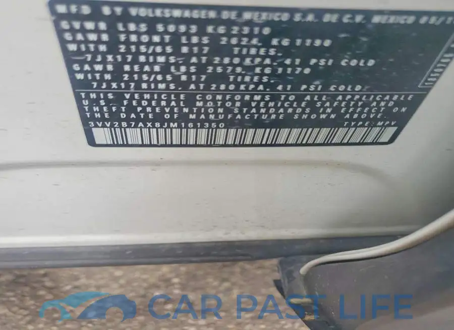 3VV2B7AX8JM161350# 13