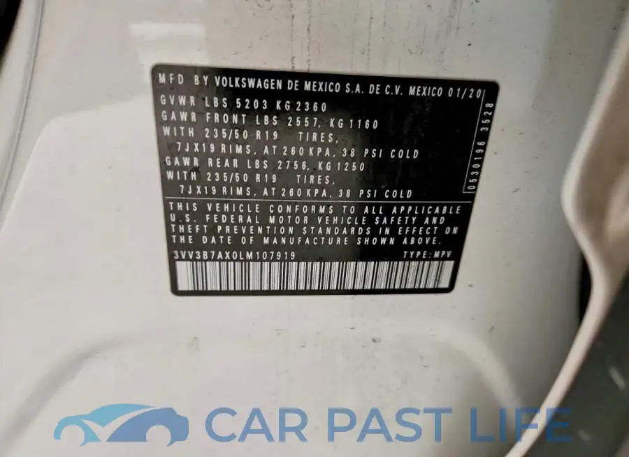 3VV3B7AX0LM107919# 13