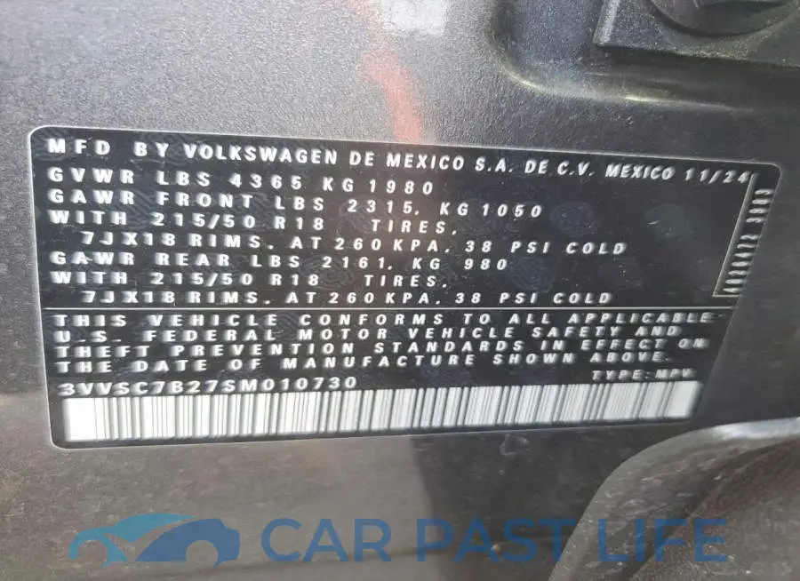 3VVSC7B27SM010730# 13