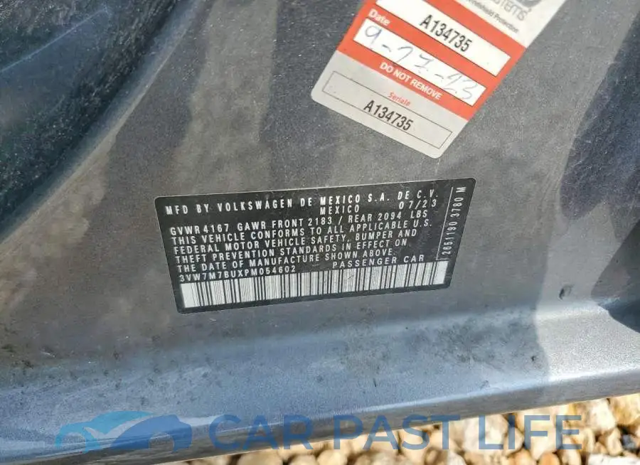 3VW7M7BUXPM054602# 13