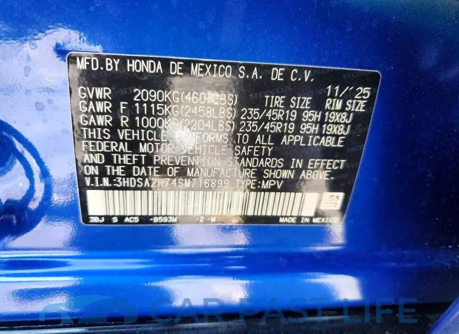 3HDSA2H74SM716899# 14