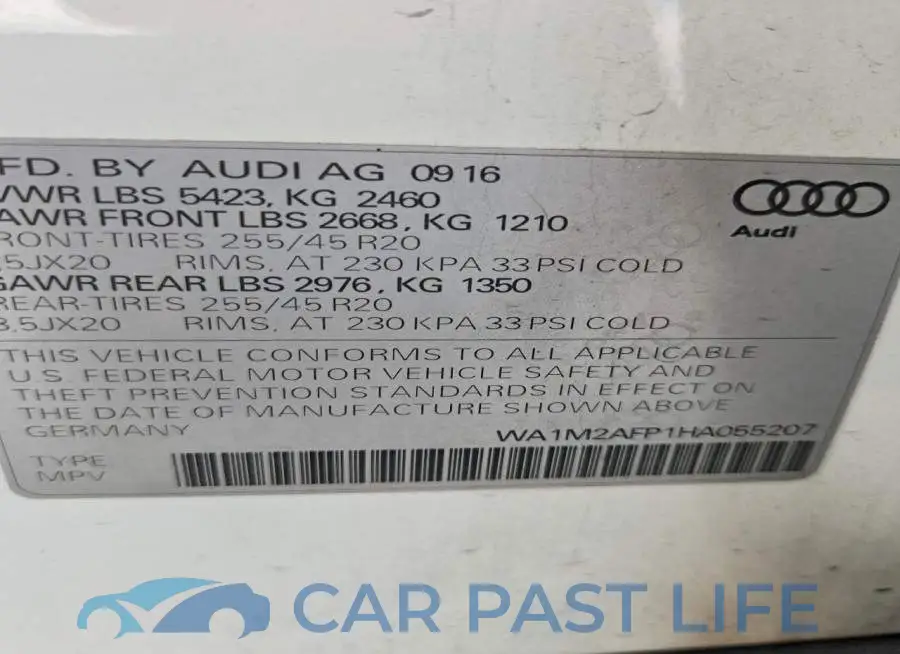 WA1M2AFP1HA055207# 13