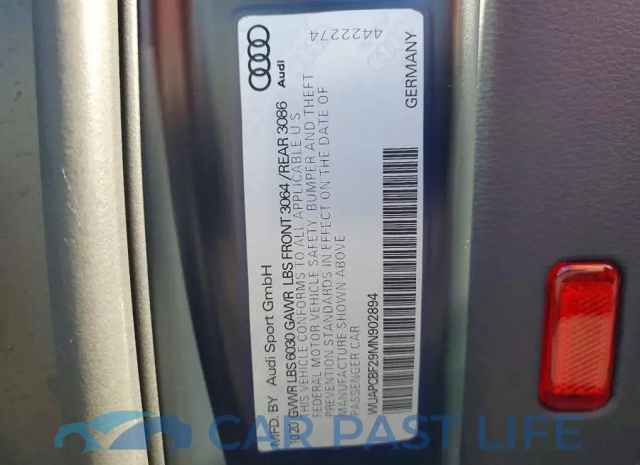 WUAPCBF29MN902894# 12