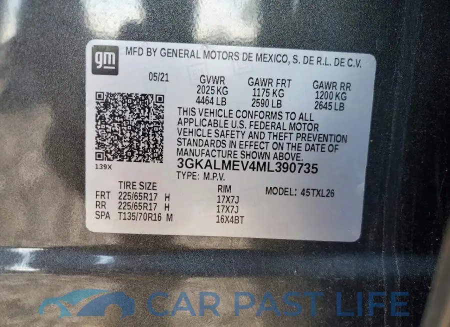 3GKALMEV4ML390735# 13