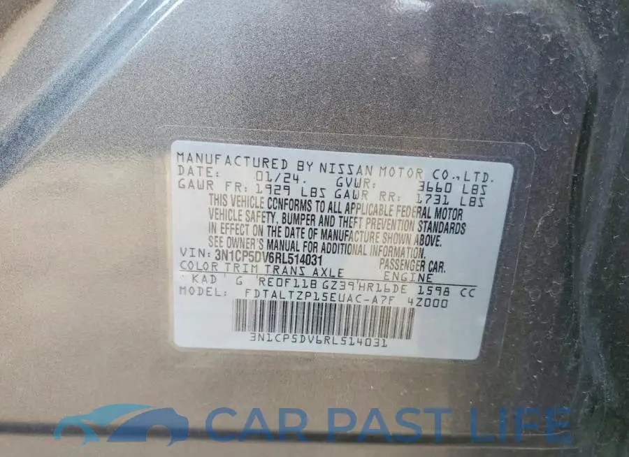 3N1CP5DV6RL514031# 13
