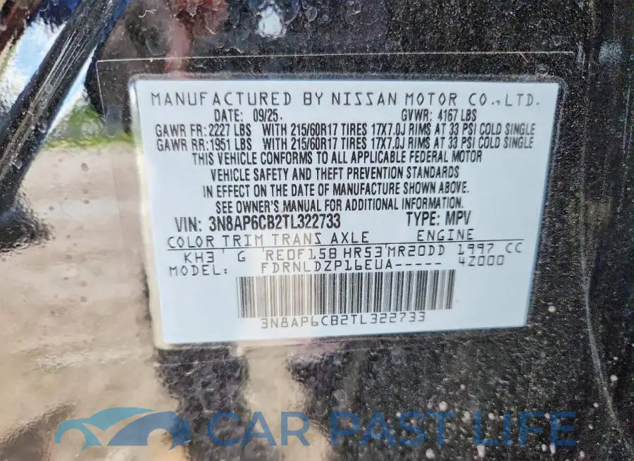 3N8AP6CB2TL322733# 13