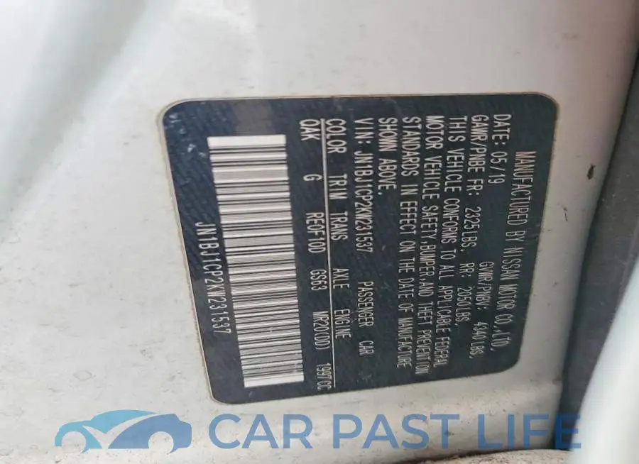 JN1BJ1CP2KW231537# 13
