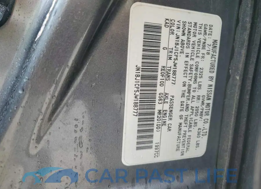 JN1BJ1CP5JW188777# 12