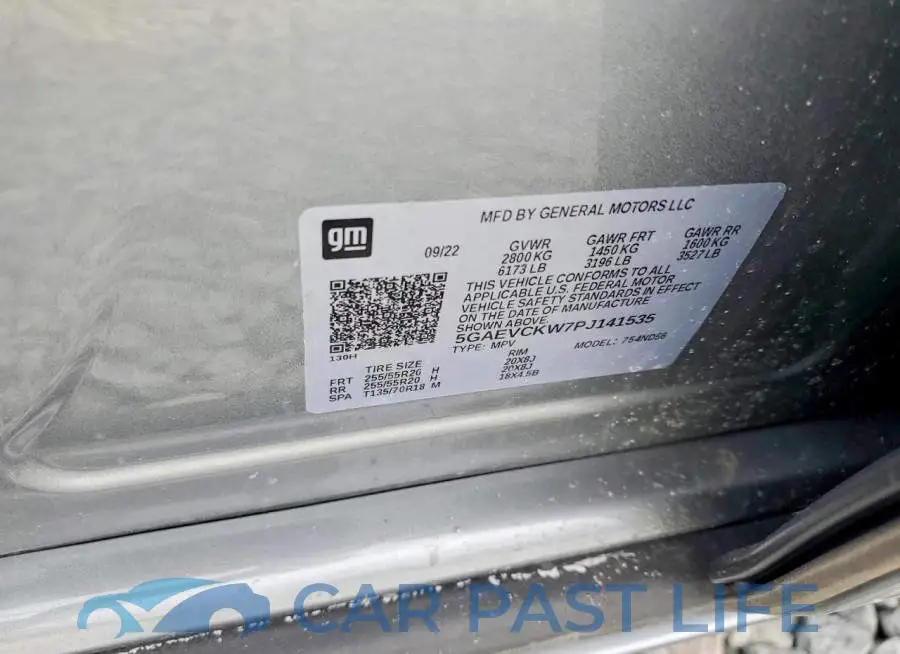 5GAEVCKW7PJ141535# 13