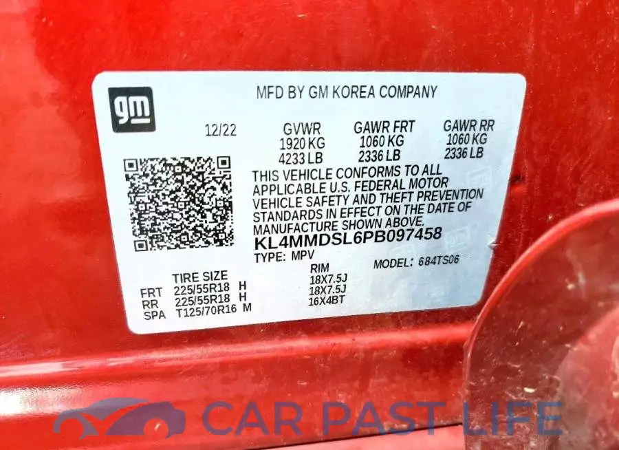 KL4MMDSL6PB097458# 12