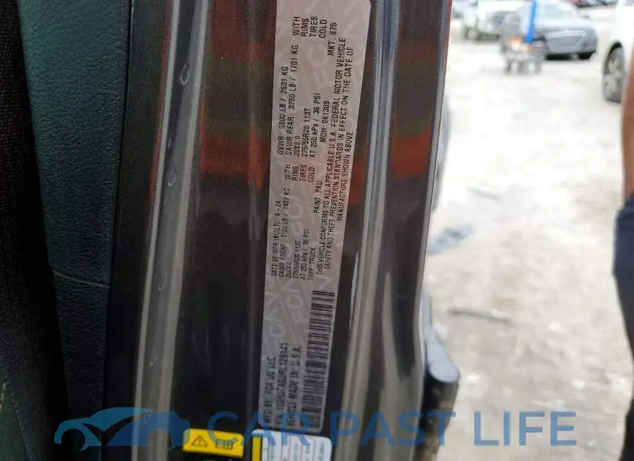 1C6HJTAG3RL129141# 12
