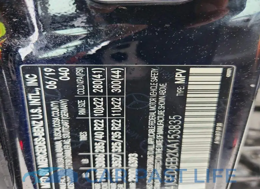 4JGED6EB2KA153835# 14