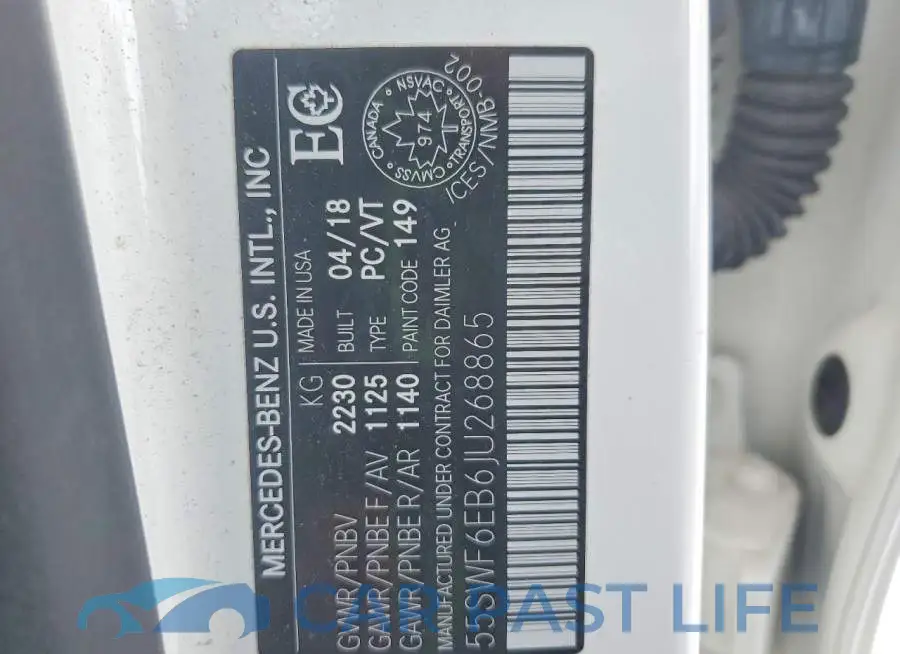 55SWF6EB6JU268865# 13