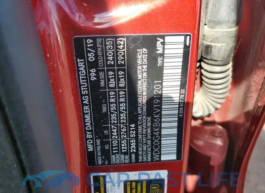 WDC0G4KB6KV191201# 13