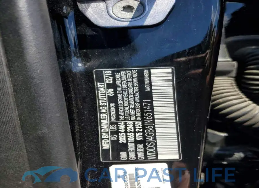 WDDSJ4GB6JN651471# 12