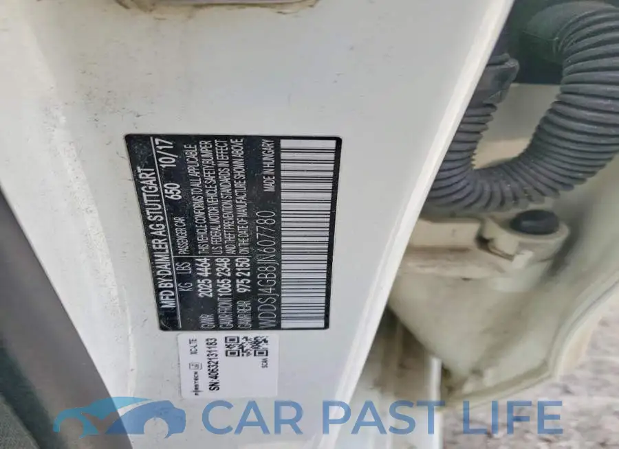 WDDSJ4GB8JN607780# 12