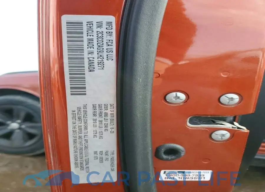 2C3CDZAG9LH219271# 12