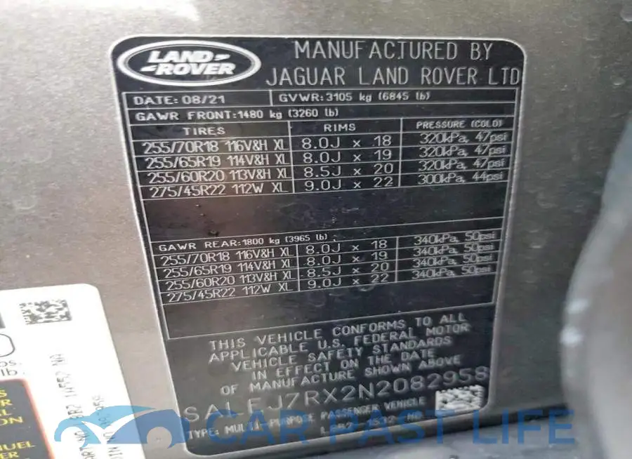 SALEJ7RX2N2082958# 13