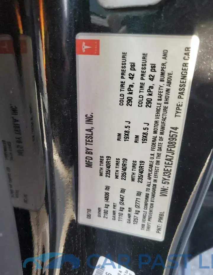 5YJ3E1EA7JF089574# 12