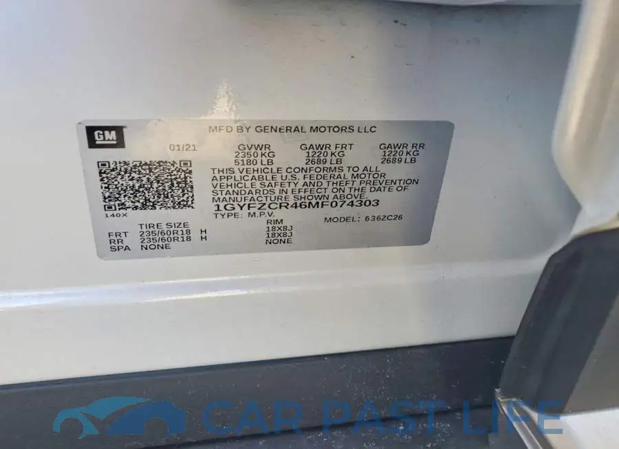 1GYFZCR46MF074303# 12