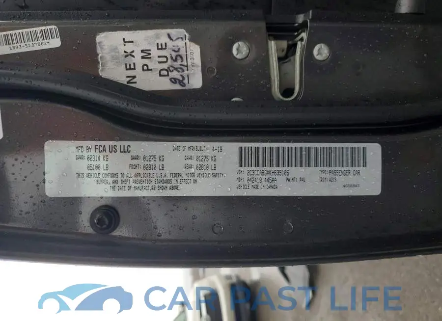 2C3CCABGXKH635105# 12