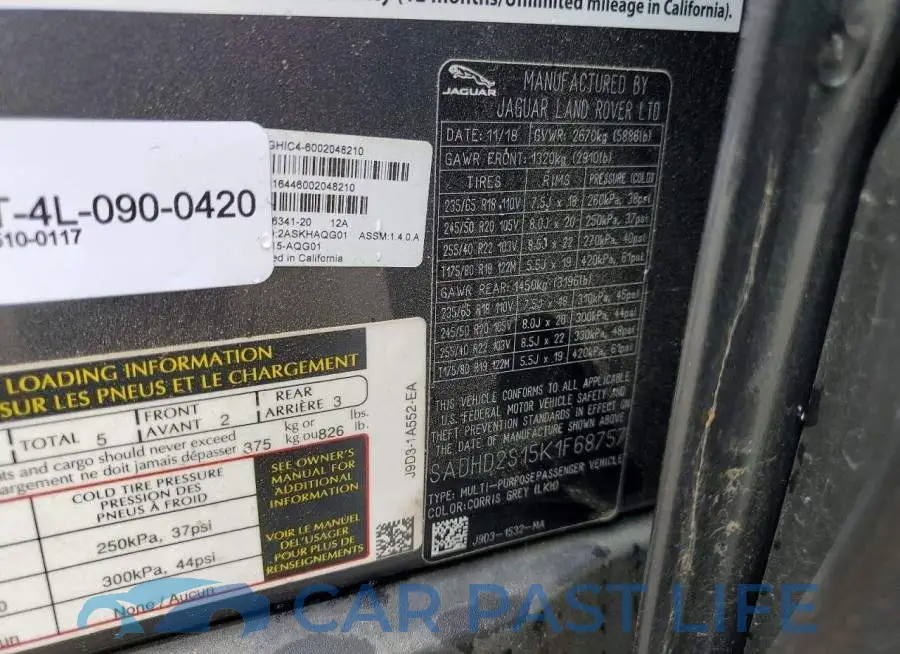 SADHD2S15K1F68757# 14
