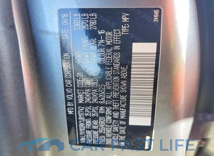 LYV102RK1JB117742# 13