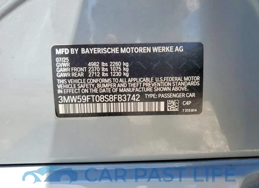 3MW59FT08S8F83742# 12