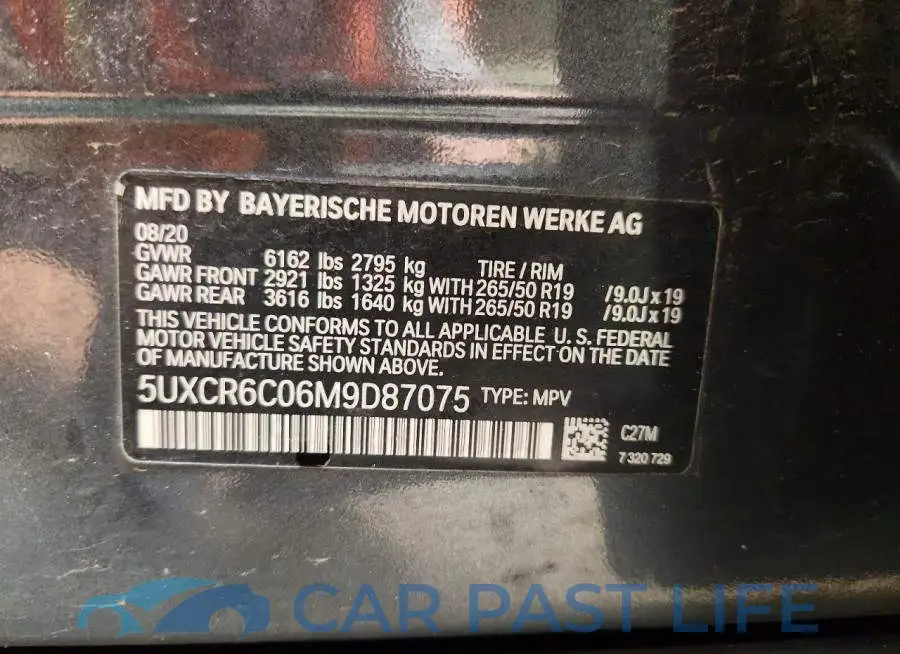 5UXCR6C06M9D87075# 14