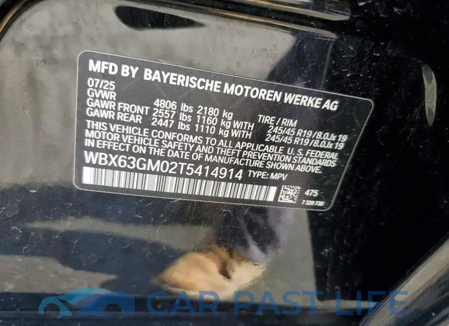 WBX63GM02T5414914# 13