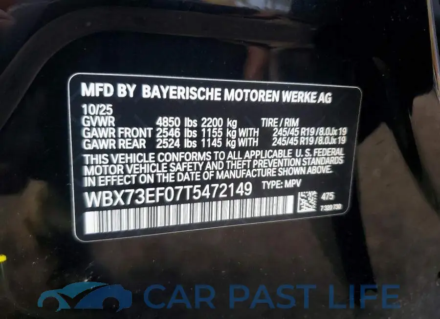 WBX73EF07T5472149# 14