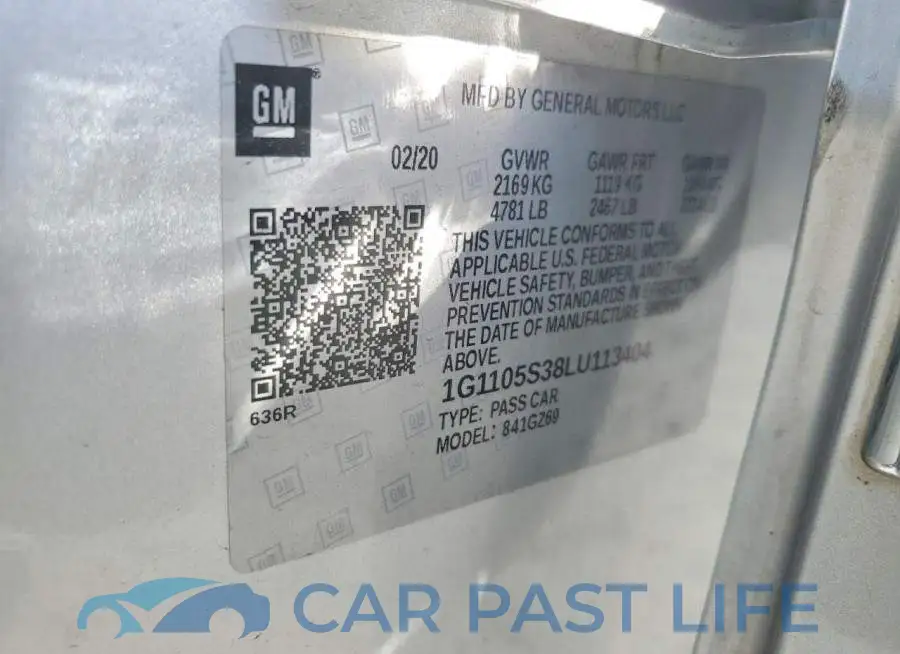 1G1105S38LU113404# 13