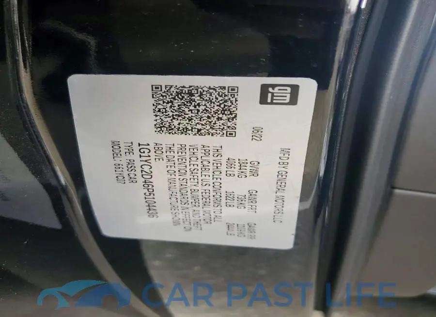 1G1YC2D46P5104436# 13