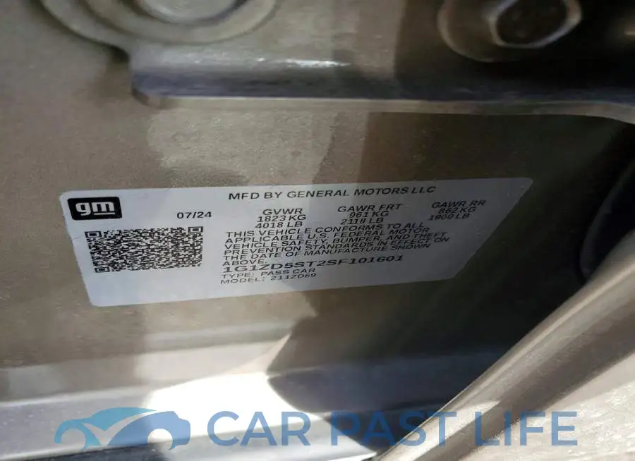 1G1ZD5ST2SF101601# 12