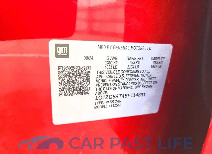 1G1ZG5ST4SF114891# 12