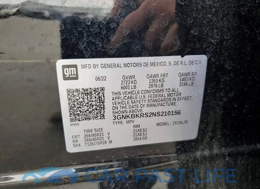 3GNKBKRS2NS210156# 13