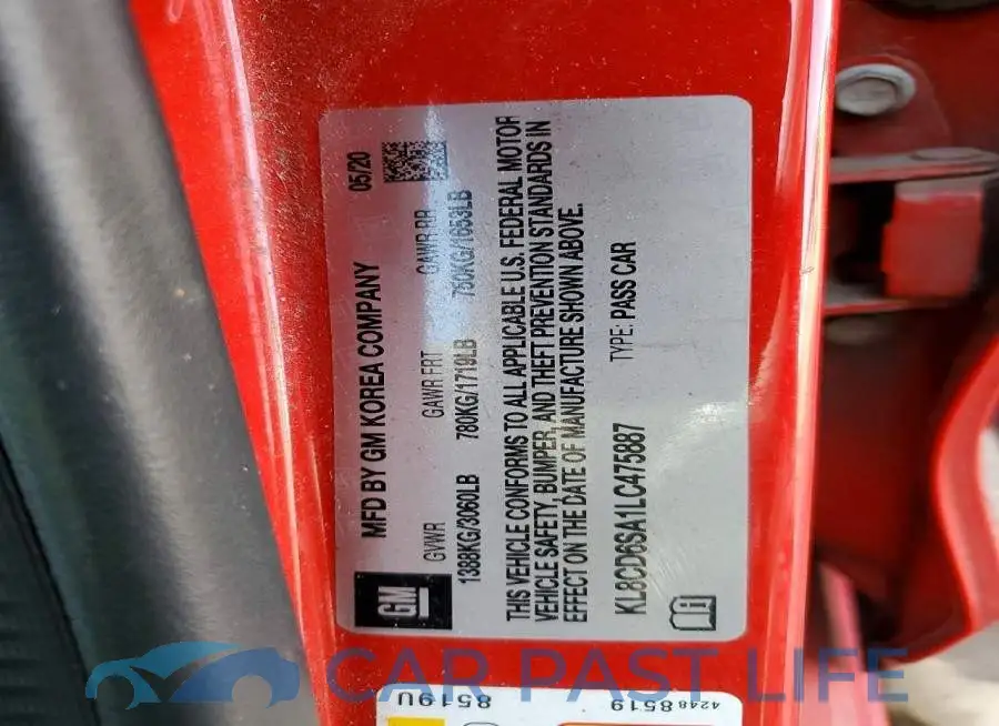KL8CD6SA1LC475887# 12