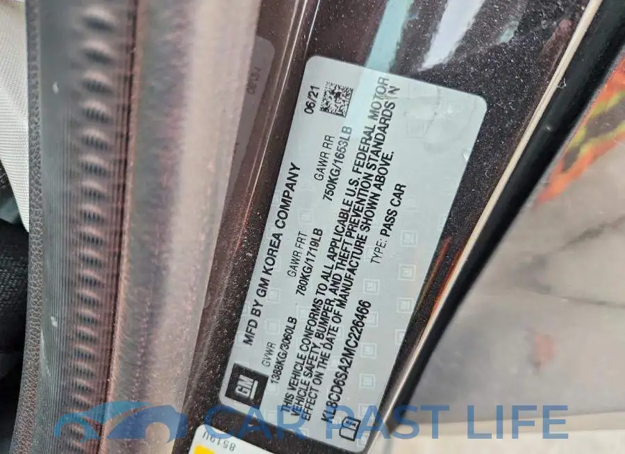 KL8CD6SA2MC226466# 11