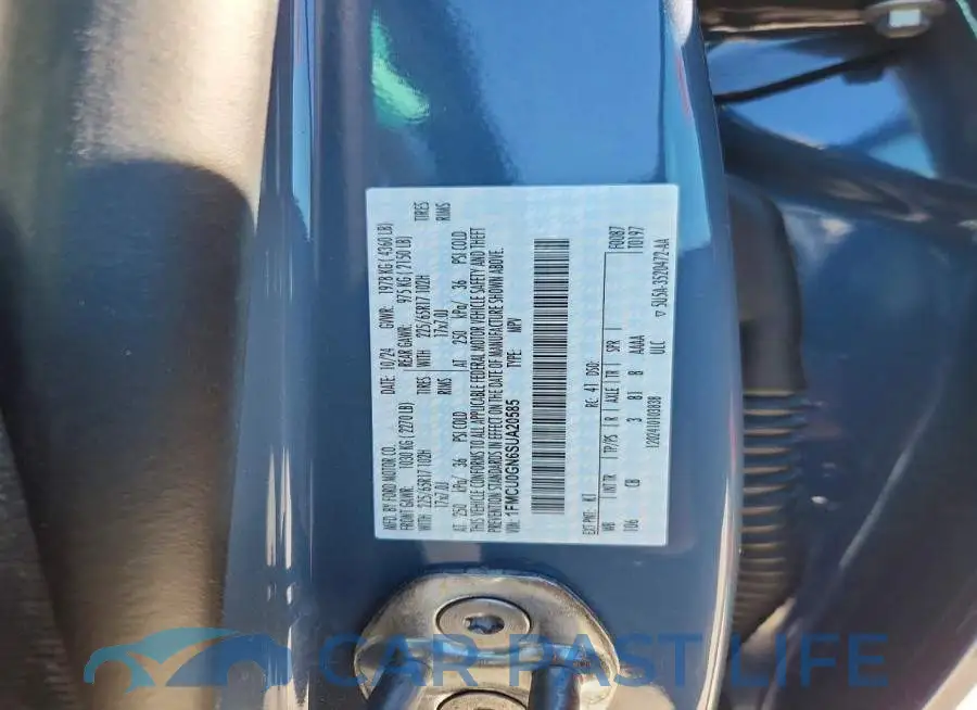 1FMCU0GN6SUA20585# 13