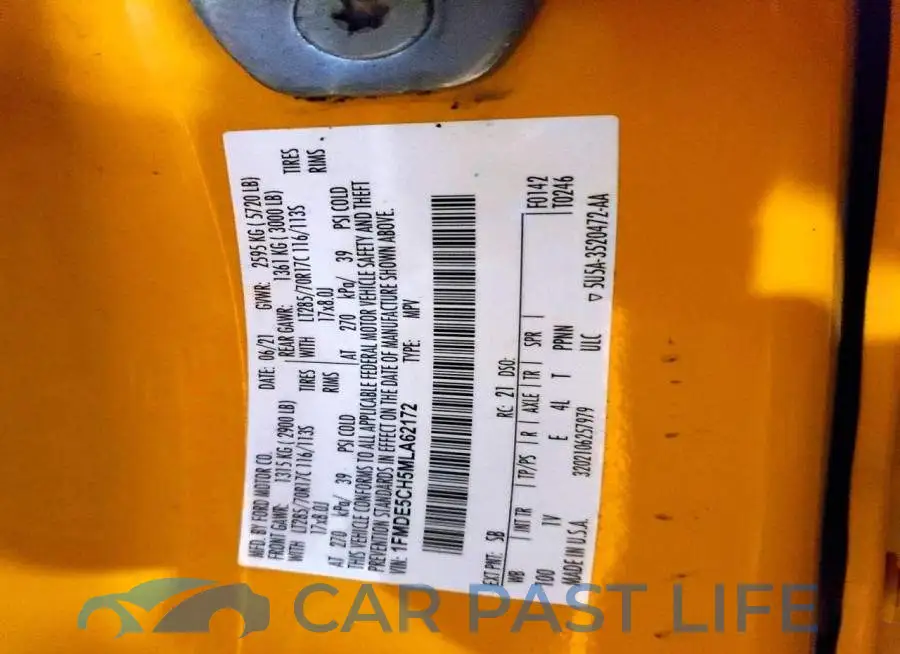 1FMDE5CH5MLA62172# 13