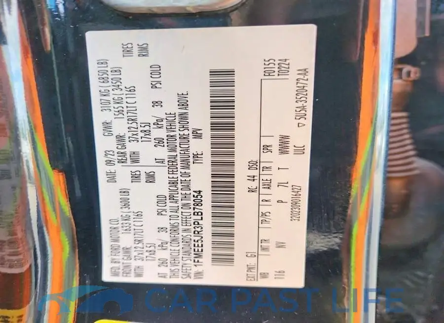1FMEE5JR3PLB78054# 14