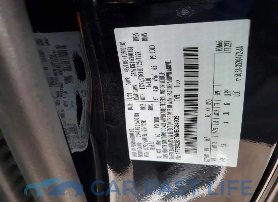 1FT8X2BT6NEC84939# 12
