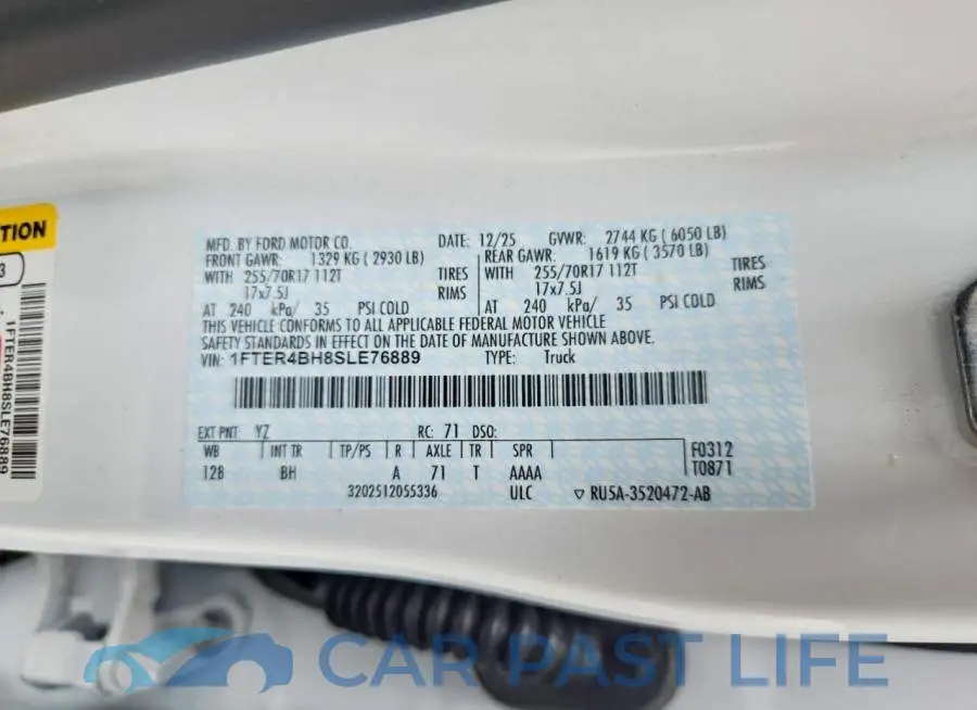 1FTER4BH8SLE76889# 12