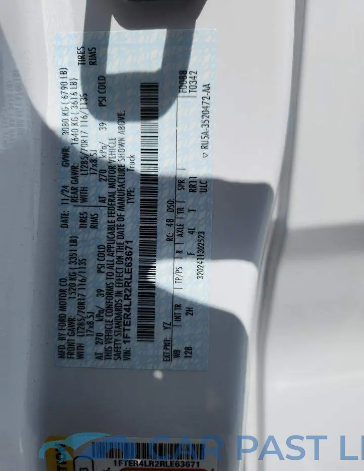 1FTER4LR2RLE63671# 12