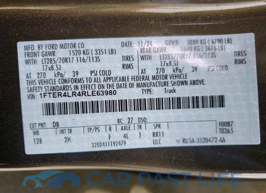 1FTER4LR4RLE63980# 13