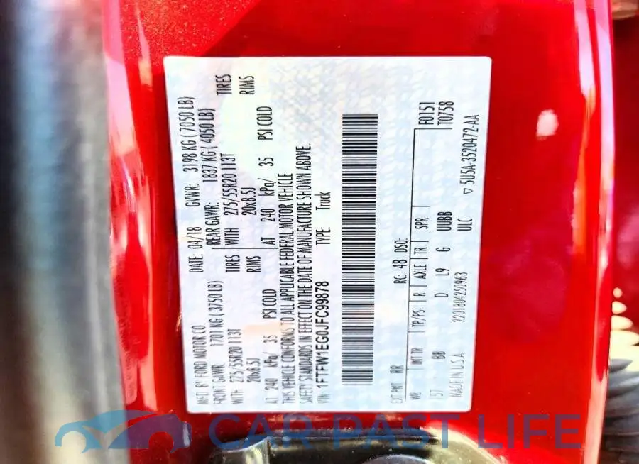 1FTFW1EG0JFC99878# 12